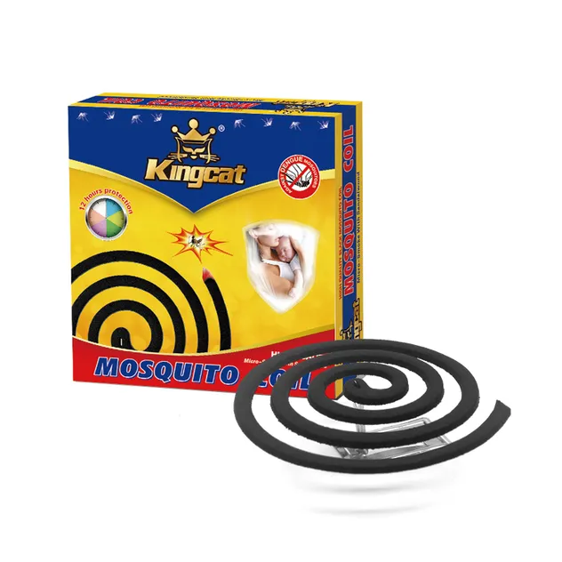 Kingcat Micro-Smoke Black Mosquito Coil for Outdoor Use in China
