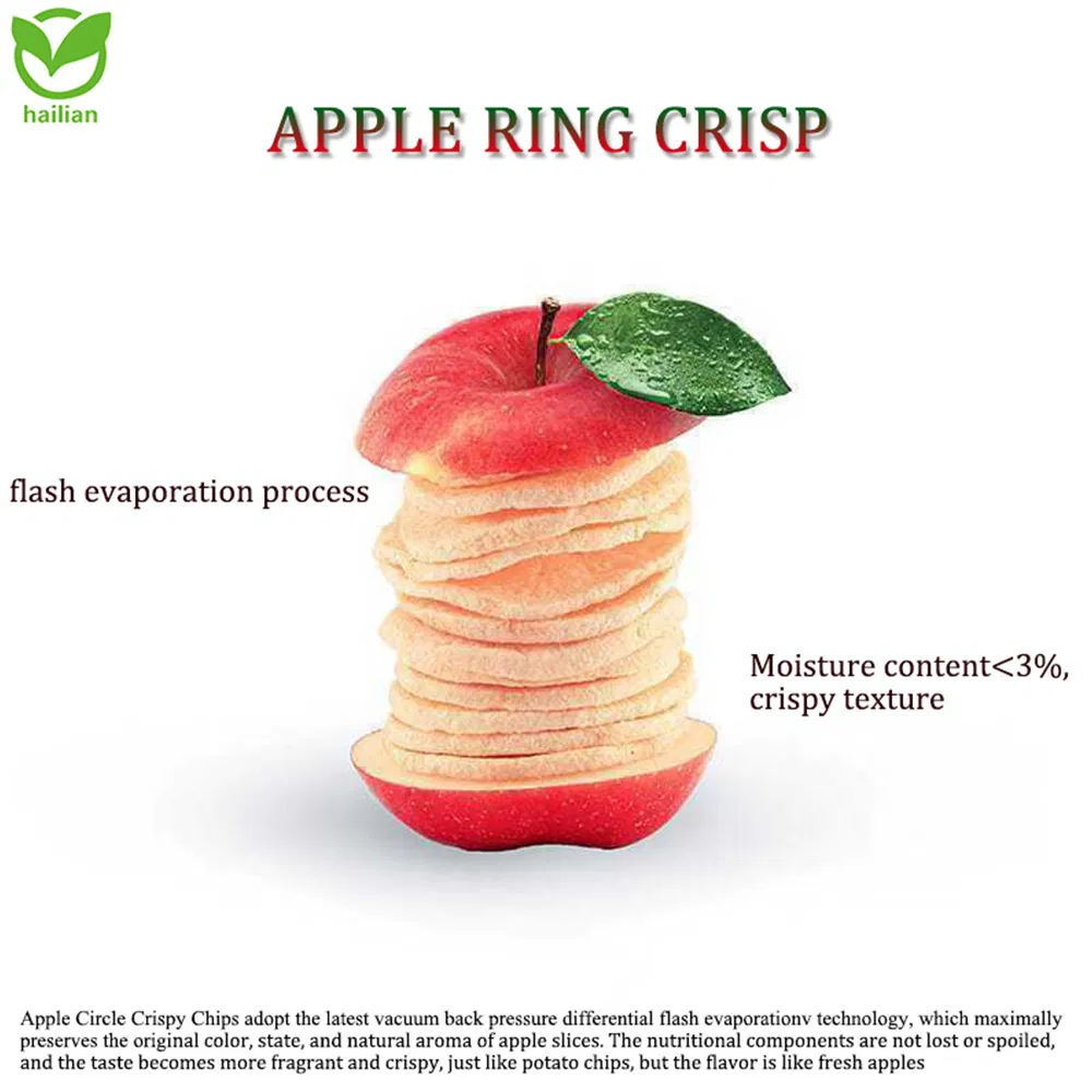 Natural No Additives Apple Chips Apple Crisps Healthy Original Flavor Fruit Snacks