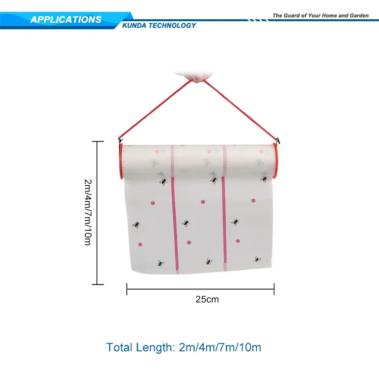 Indoor Hanging Fly Glue Trap Fly Glue Roll