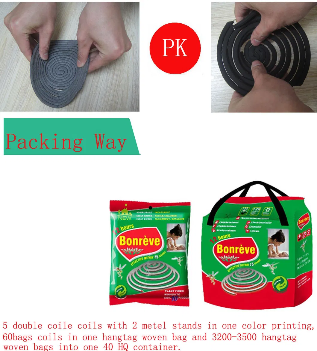Plant Fiber Mosquito Coil Pest Control Repellent Natural Paper Mosquito Coil