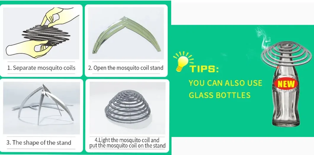 Plant Fiber Mosquito Coil Pest Control Repellent Natural Paper Mosquito Coil