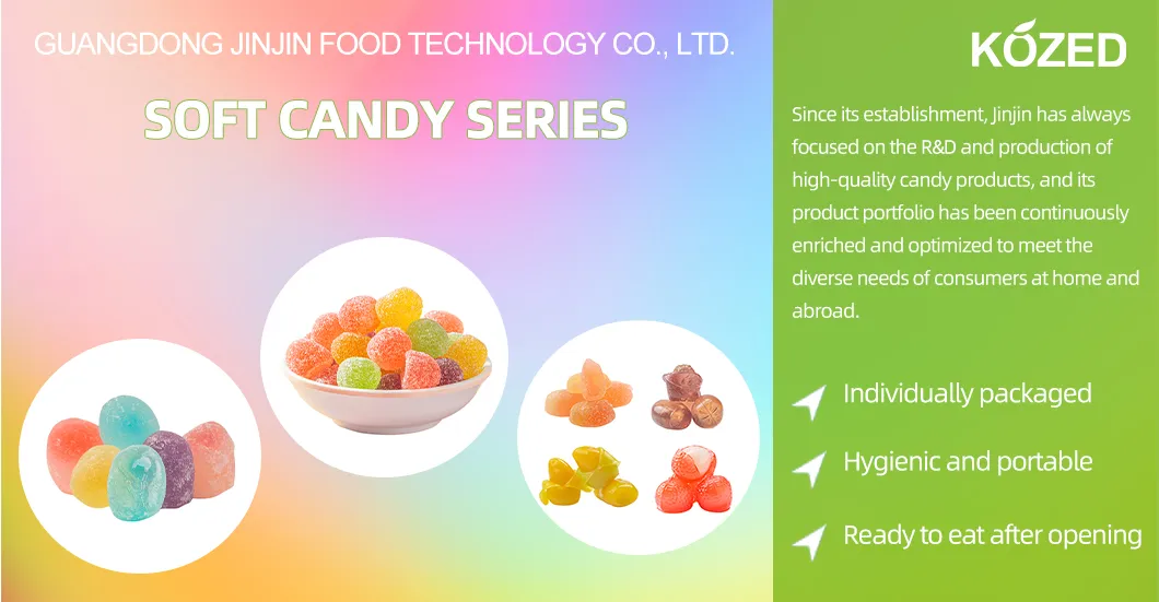 Frozen Animal Skinned Gummy Candies Individually Packed Fruit Juice Jelly Candy