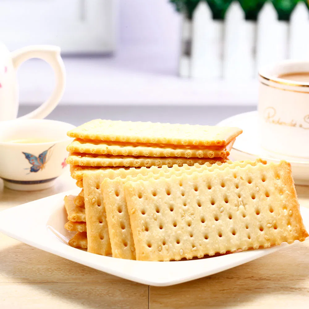 450g Soda Cracker Soda Biscuit Snack Food Sugar Free Soda Biscuit Milk Salt Orginal Soda Cracker