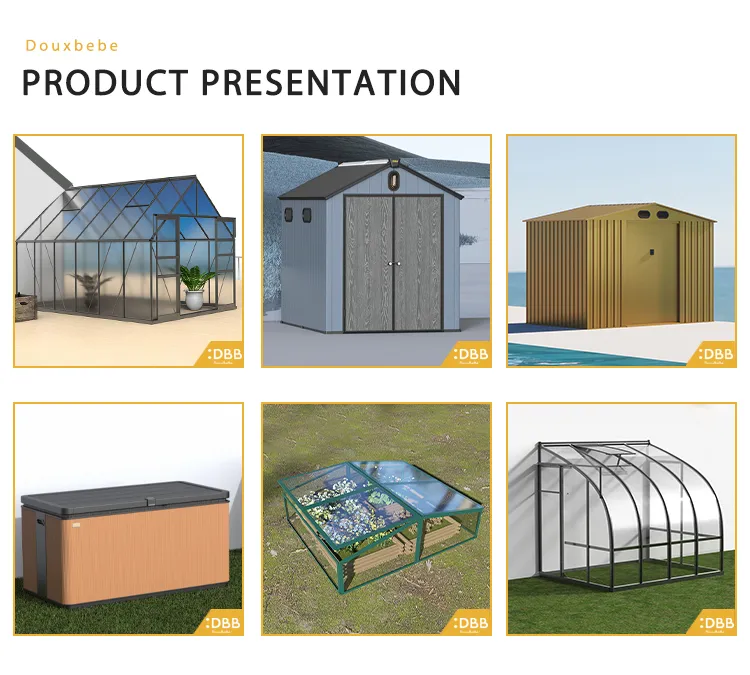 Single Sliding Door Aluminum Frame Glasshouse