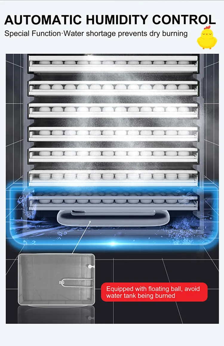 Hhd New Industrial Poultry Automatic Chicken Egg Incubator for Sale 1000
