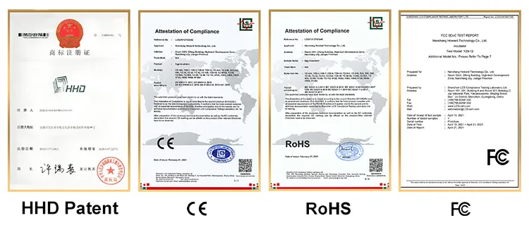 Hhd New Industrial Poultry Automatic Chicken Egg Incubator for Sale 1000