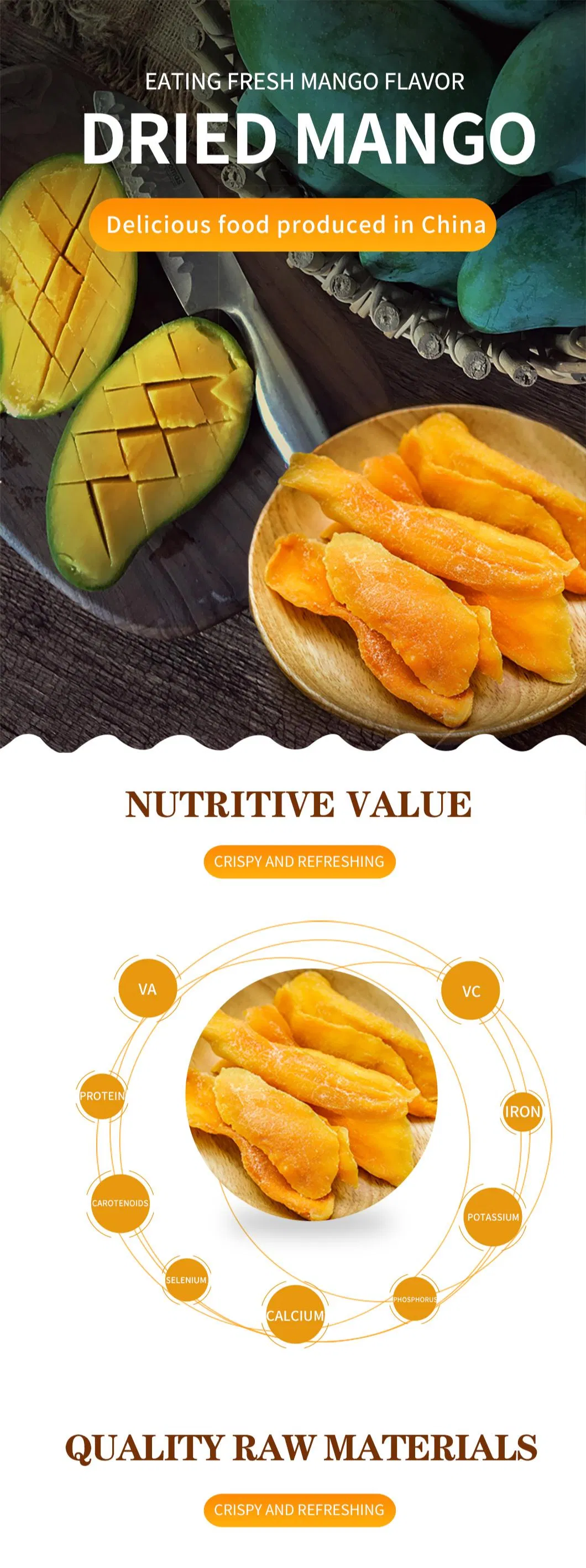 Soft Dried Mango Best Quality and Less Sugar Dried Mango Chips