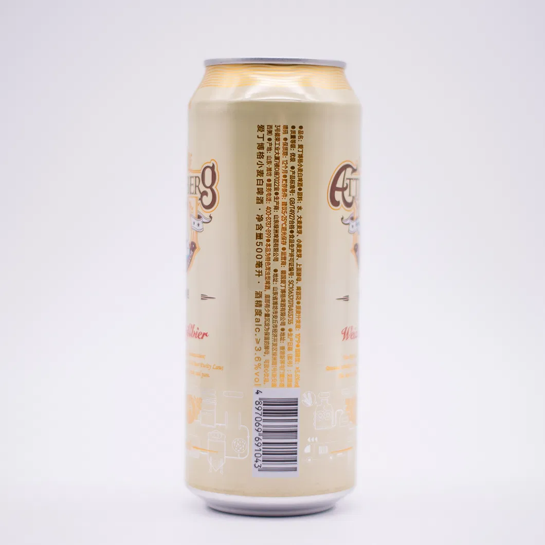 Attingberg Delightful Witbier White Beer 500ml Drink for Relaxation 3.6%Vol