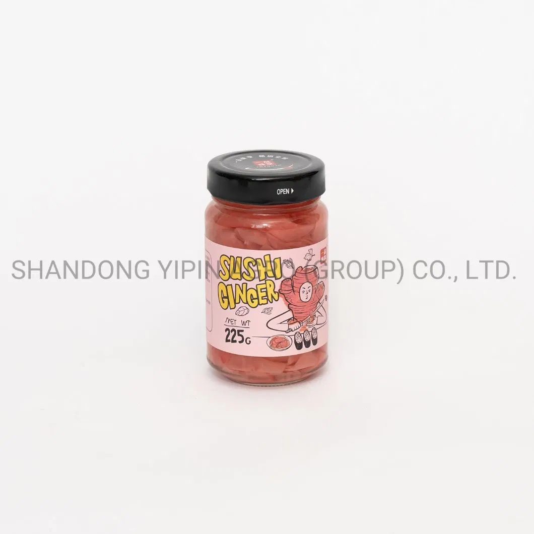 Sushi Ginger in Pink Colour & Natural Colour with Glass Jar