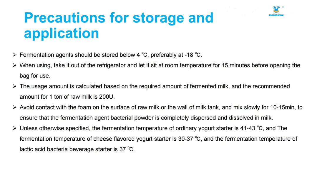 Premium Dairy Starter Culture for Yoghurt and Cheese Making