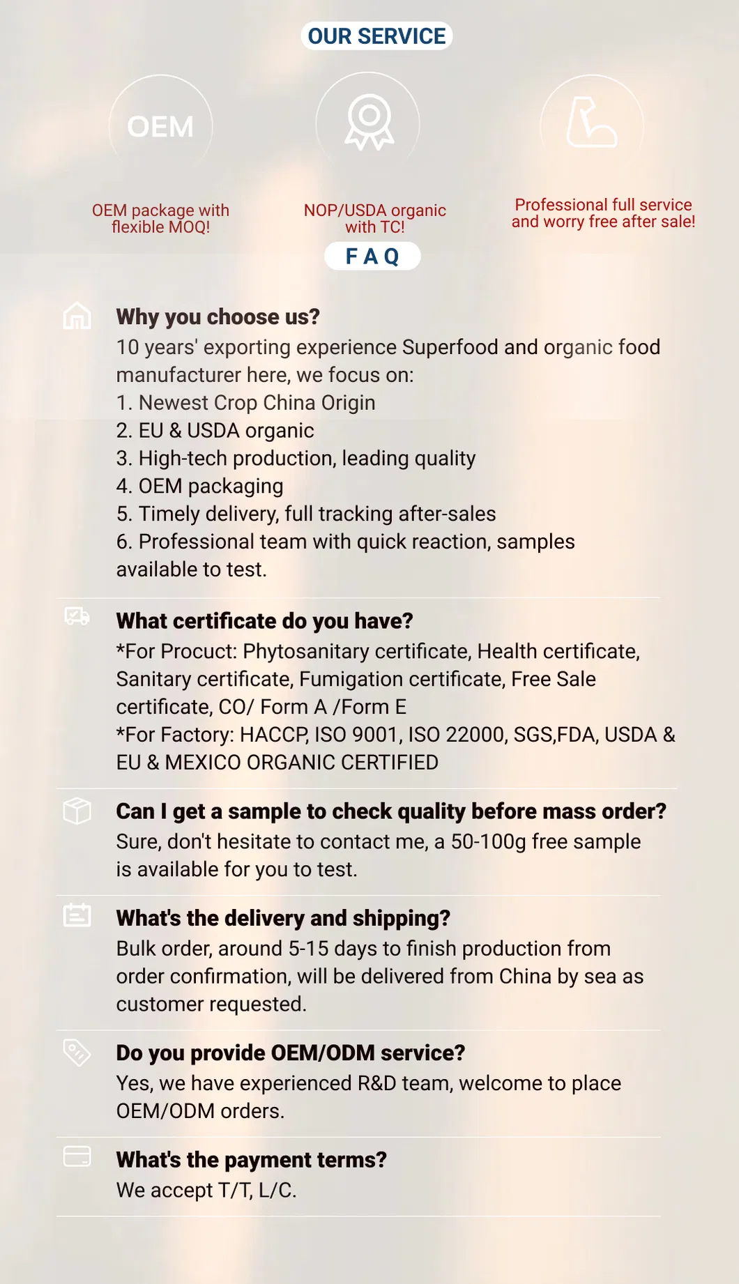 Bulk Sea Buckthorn Fruit Oil Palmitoleic Acid>25% for Food, Cosmetic & Nutraceutical Use