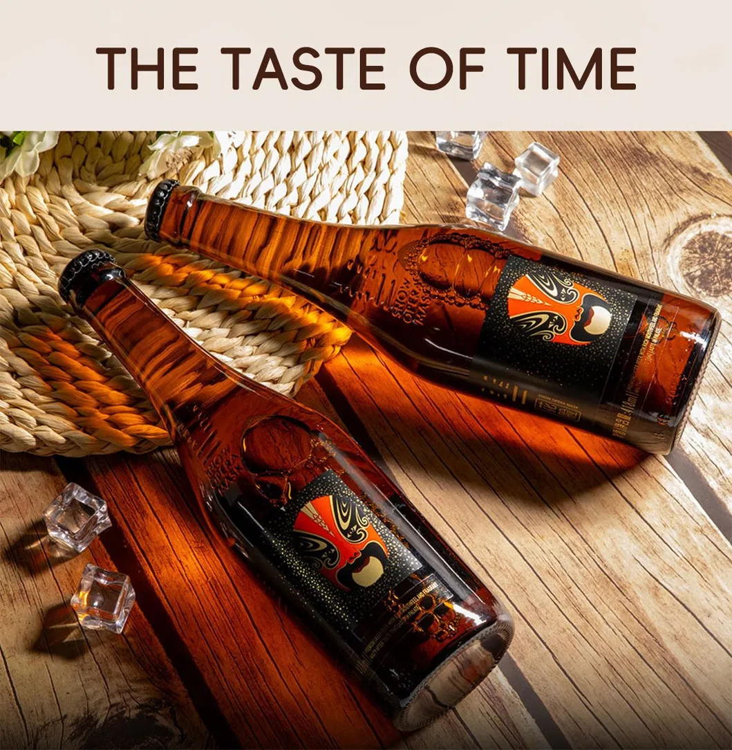 Premium Quality Snow Beer Opera Mask Series Bottle Packaging Lager Beer