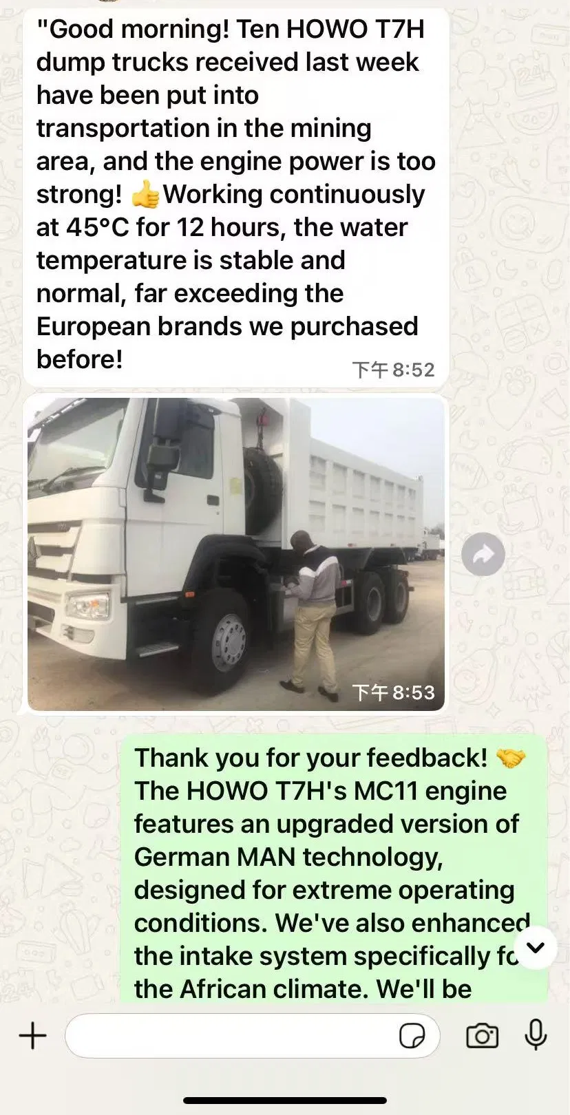 Used Sinotruk HOWO Heavy Duty Tipper Dump Cargo Truck for Sale