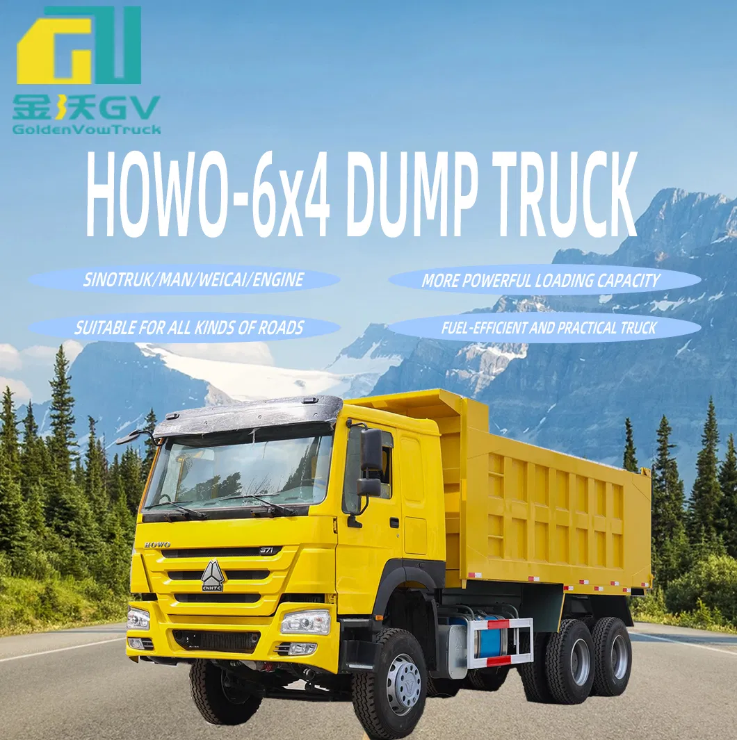 Used Sinotruk HOWO Heavy Duty Tipper Dump Cargo Truck for Sale