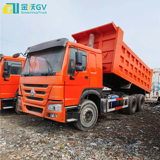 Used Sinotruk HOWO Heavy Duty Tipper Dump Cargo Truck for Sale