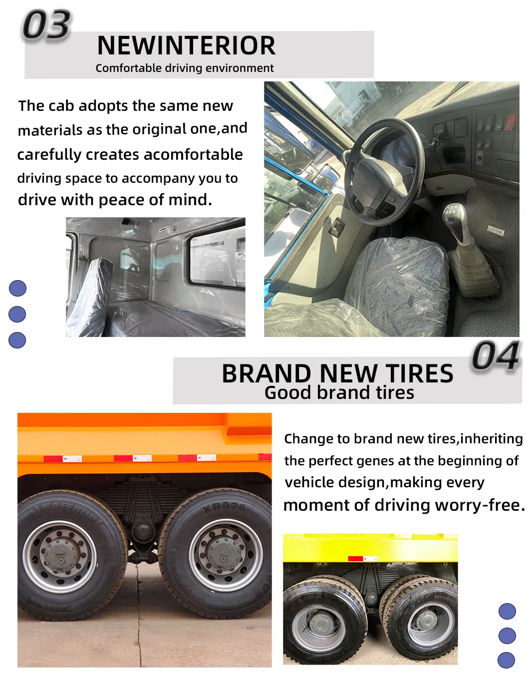 Used Sinotruk HOWO Heavy Duty Tipper Dump Cargo Truck for Sale