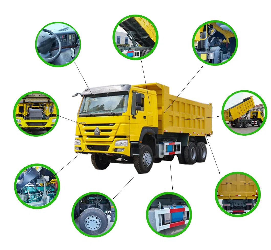 Used Sinotruk HOWO Heavy Duty Tipper Dump Cargo Truck for Sale
