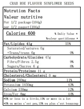 Passion Crab Roe Flavor Broad Beans & Sunflower Seeds