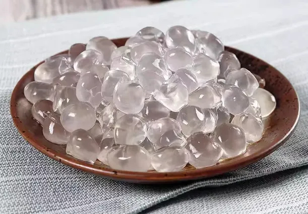 Green Grape-Flavored Konjac Jelly Balls Crunchy Boba Pearls