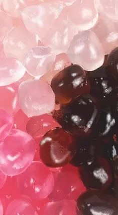 Green Grape-Flavored Konjac Jelly Balls Crunchy Boba Pearls