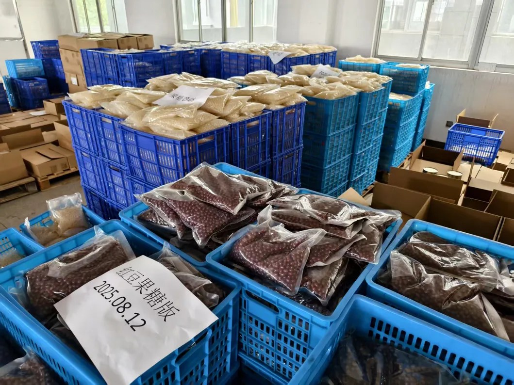 Green Grape-Flavored Konjac Jelly Balls Crunchy Boba Pearls