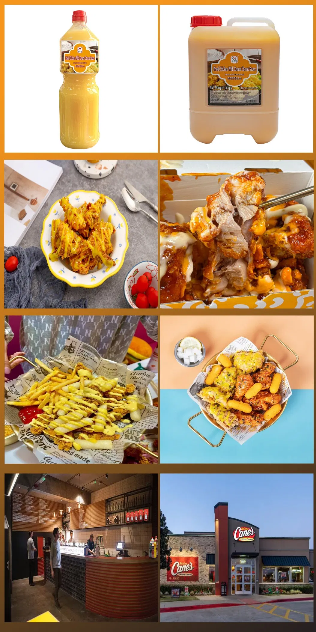 Catering Bar Grill Dipping Milky Cheese Sauce