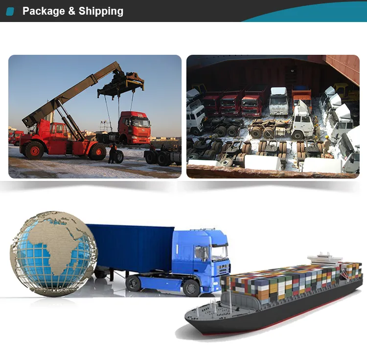 Used Sinotruk 10 Tires 6X4 A7 CNG Tractor Truck 371/375/420HP HOWO Truck Tractor Head Price