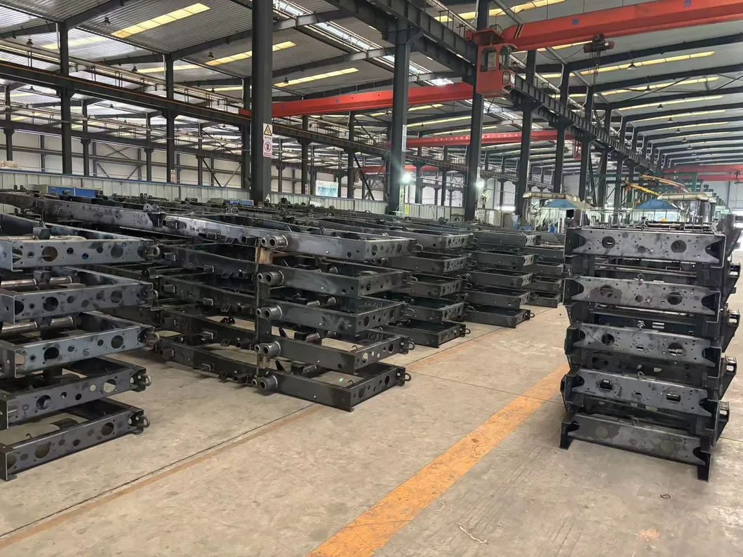 Reliable Skeletal Truck Trailer with 140mm Beam Height for Automotive Use