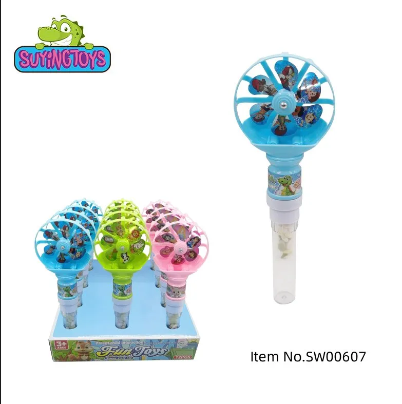Summer Winmill Fan with Candy Toy Chilren Fan Candy Toy Kids Summer Fan Candy Toy