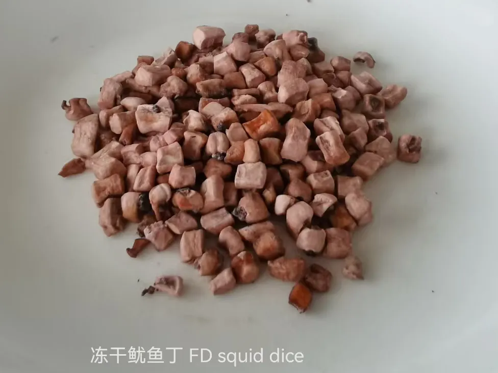 Fd S Eafood Fd Fish Fd Squid Dice for Human Food Dry Food Factory