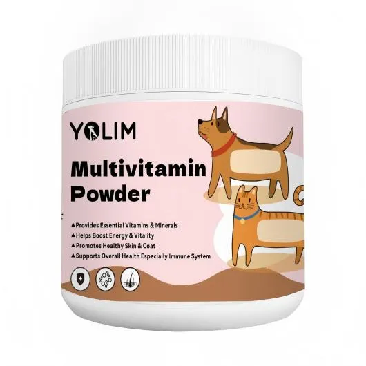 Multivitamin Mineral Powder for Dogs and Cats Daily Nutrition Immune Booster OEM Manufacturer