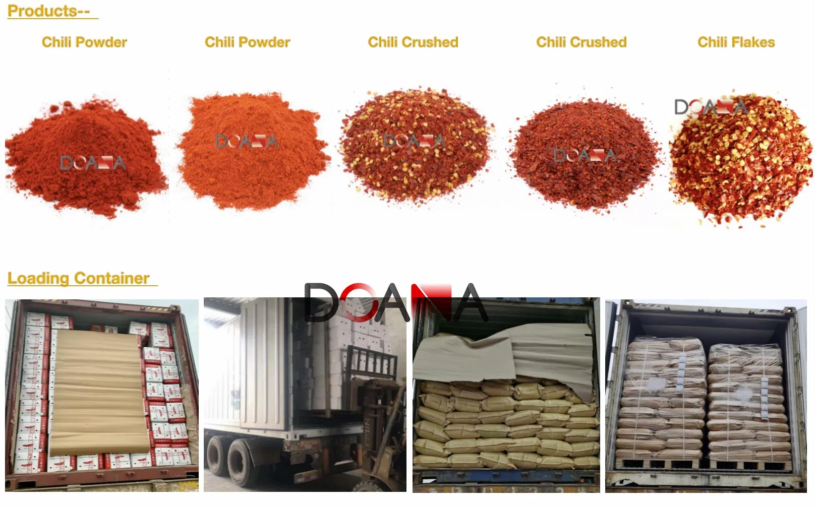 Wholesale Price Crushed Hot Chili Pepper Flakes Dried Red Powder Chilli