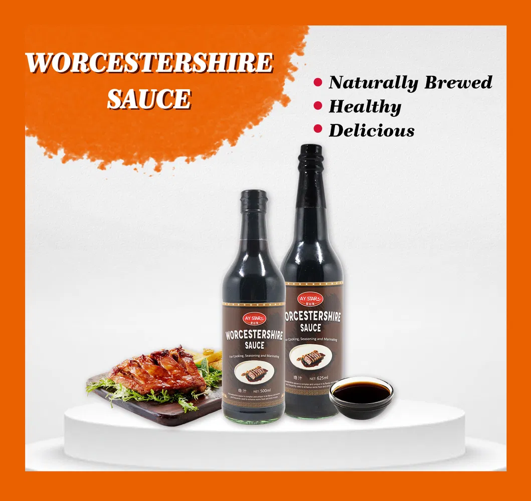 China Manufacturer Private Label Wholesale Spicy Worcestershire Sauce