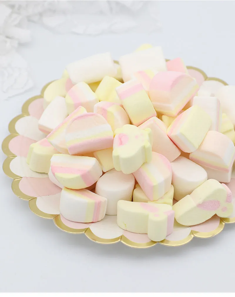 Wholesale Snack Food Cotton Candy Halal White Marshmallow