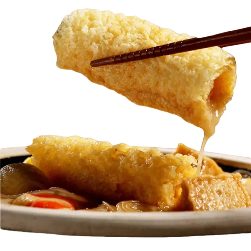 Chinese Bean Curd Sheet Vegan High Protein Yuba Dried Soybean Stick