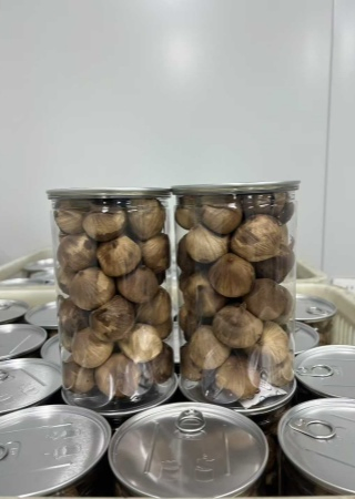 Wholesale Price Export 500g Canned Fermented Solo Clove Black Garlic