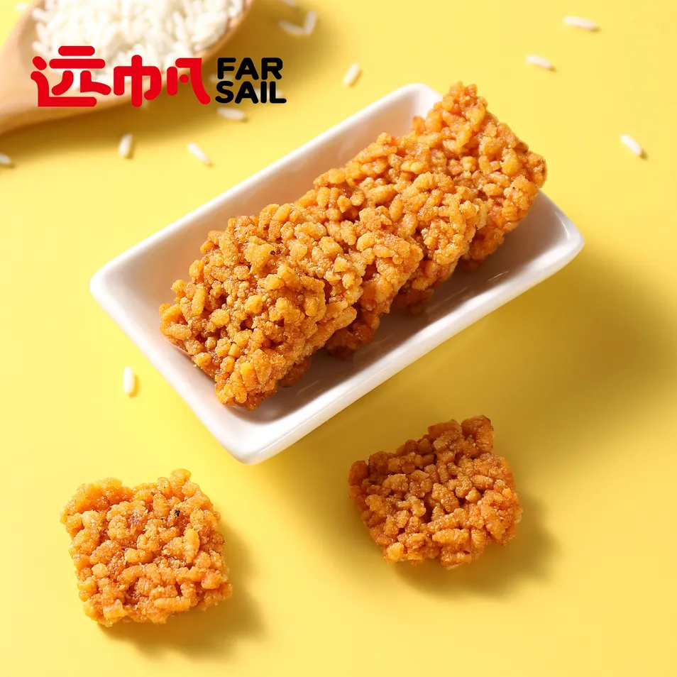 Flavorful Glutinous Rice Crispy Rice Snacks Food