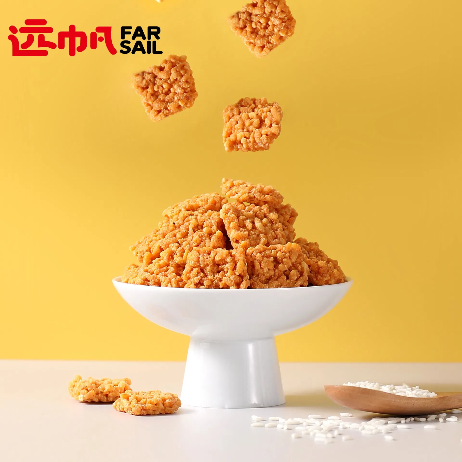 Flavorful Glutinous Rice Crispy Rice Snacks Food