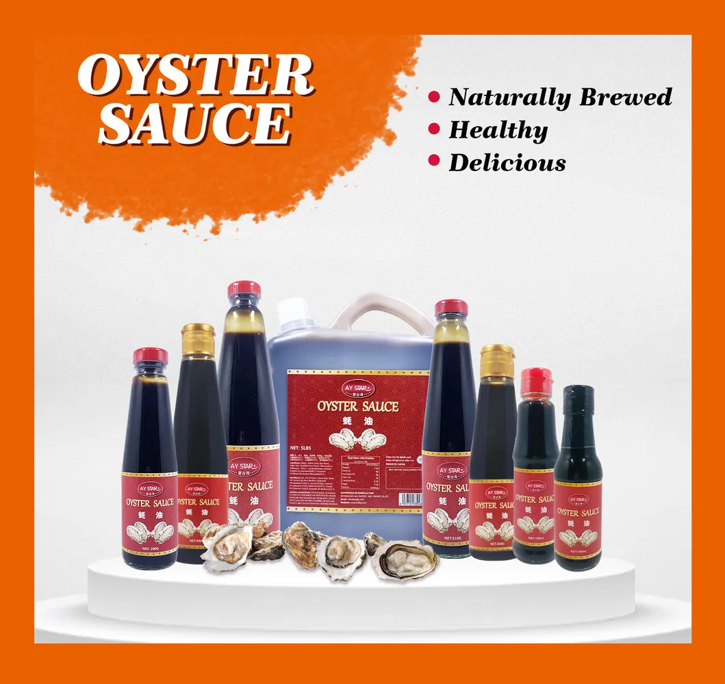 HACCP Halal Free Sample Manufacturer Bottle Seafood Oyster Sauce Seasoning