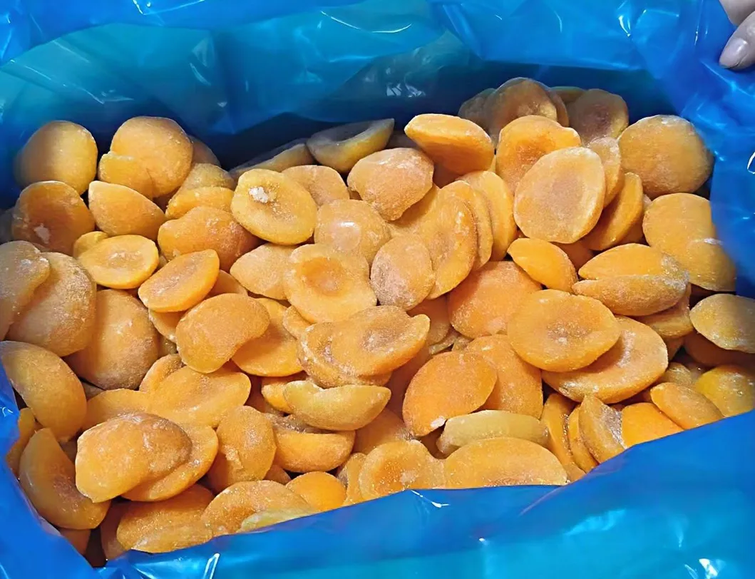 Wholesale Bulk Price Grade a No Pesticide Residues Frozen IQF Apricot Halves Long Shelf Life Private Label Available Direct Supplier China