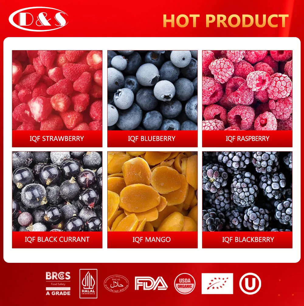 New Crop High Quality IQF Freeze Frozen Blackberry