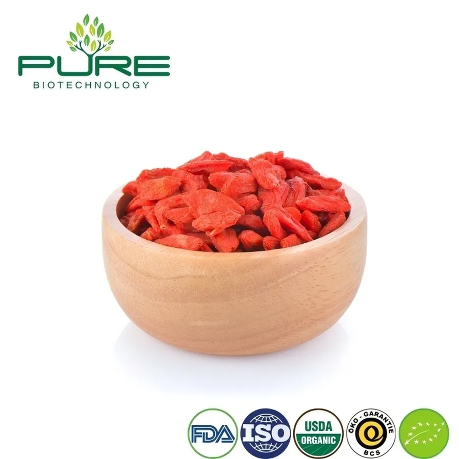 Premium Quality Ningxia Organic Dried Goji Berry Bulk for Food Ingredient Supply
