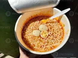 Vegetarian Instant Noodles in Bowl - No Msg, Healthy Fast Food
