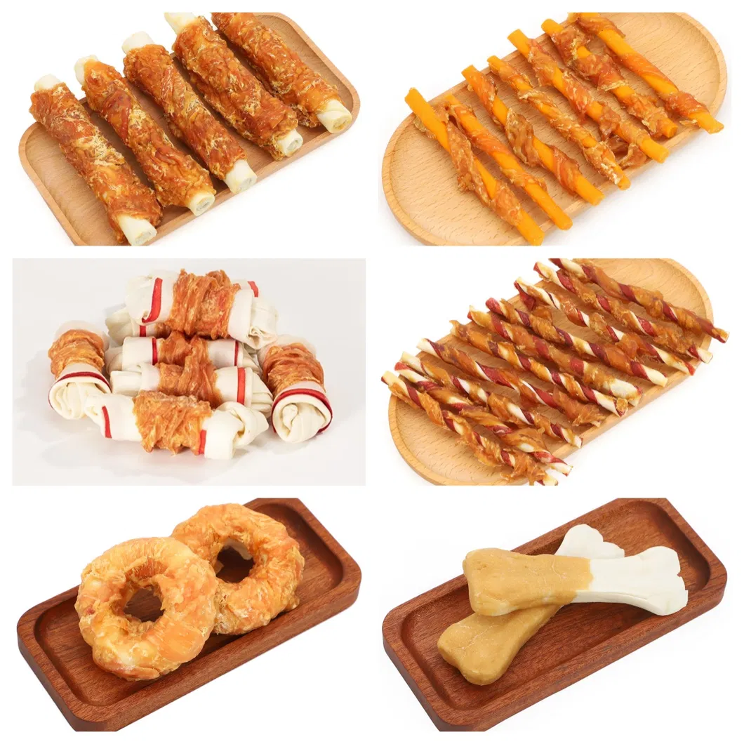 Pet Food Dog Snacks ODM /OEM Chicken/Duck Wrapped Sweet Potato