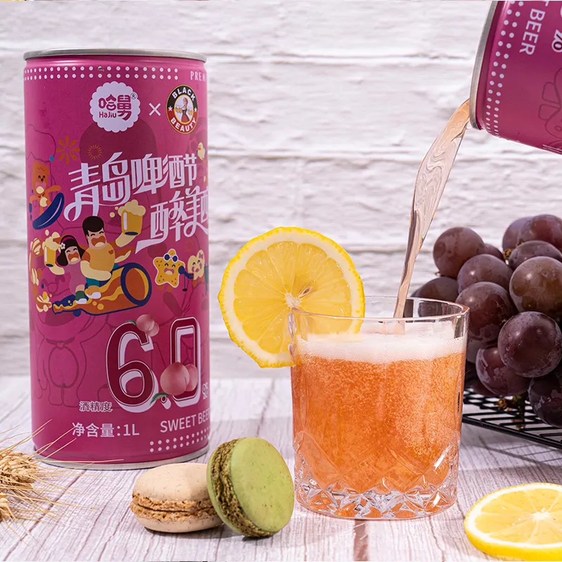 Factory Customized Cheap Price Wholesale Hot Sale 330ml 500ml Traditional Brewing Healthy German Dark Black Stout Canned Beer