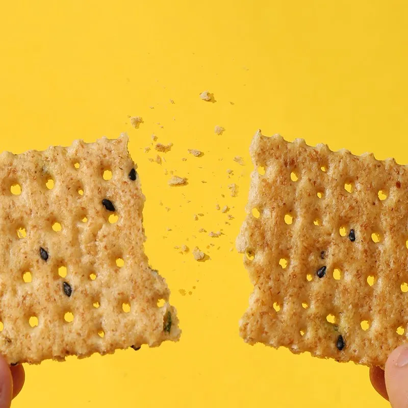 Professional Supply High Fiber Soda Cracker Rye Soda Cracker Biscuit Manufacturer