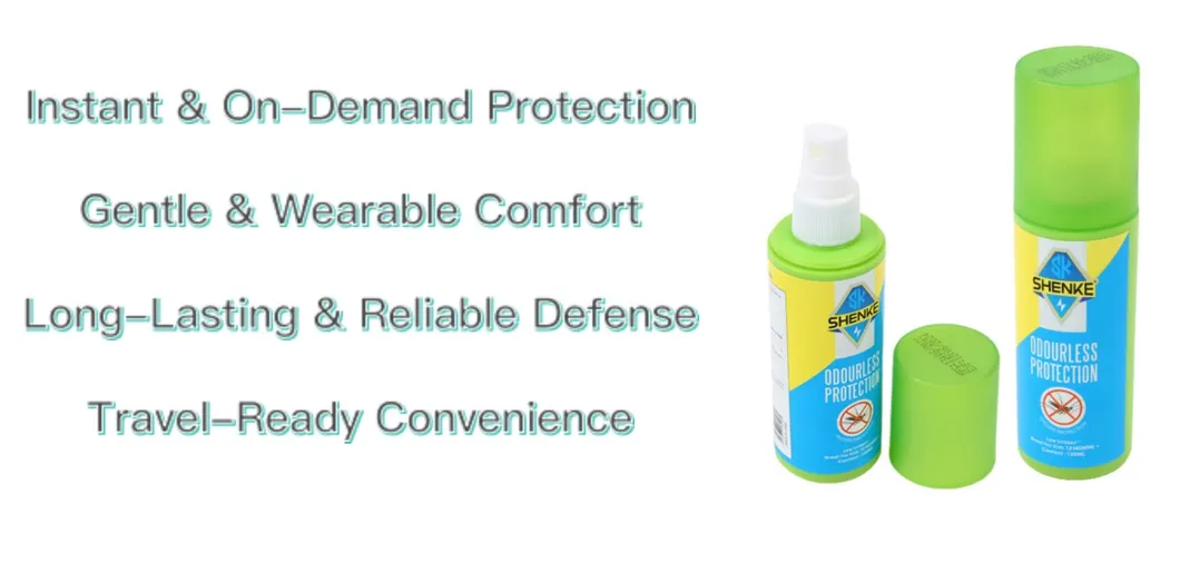 100ml Instant Wearable Mosquito Repellent Spray for Outdoor Adventures
