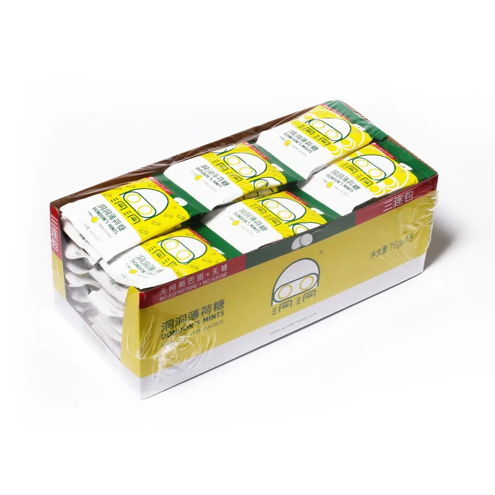 75g Paper Bag Sugar Free Peppermint Candy for Convenience Store.