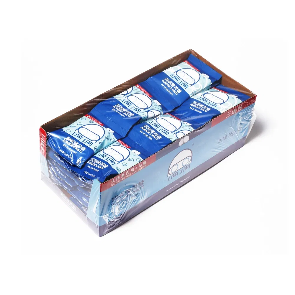 75g Paper Bag Sugar Free Peppermint Candy for Convenience Store.