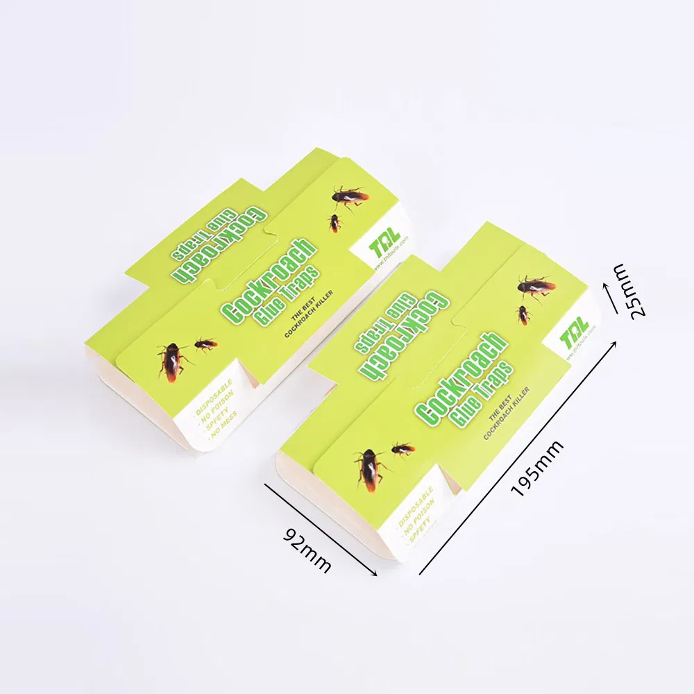 Disposable Non-Pollution Killing Cockroach Trap Glue Box Attractant Bait